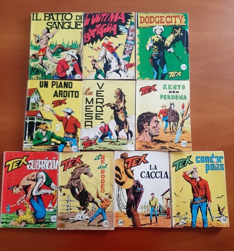 Lotto fumetti tex anni - lotto,