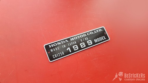 Honda cr125 125 1989 89 - cr,