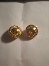 Dior orecchini con clip dorati