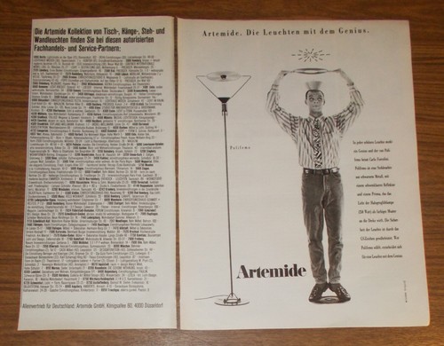 Rara pubblicità artemide - rara,