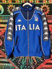 TRACKSUIT GIACCA FELPA CALCIO TRAINING KAPPA ITALIA 2000 ORIGINALE L RARE
