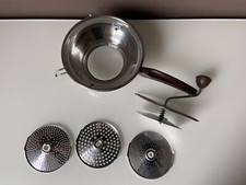 PASSAVERDURE PASSAPOMODORO ACCIAIO DIAMETRO 20 cm CIRCA CON 3 DISCHI