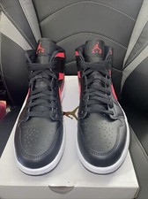 Women's Jordan 1 Mid "Siren Red" (BQ6472-004) Size 11 Women/9.5 Men