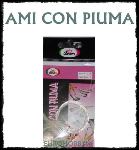 Ami montati piuma bianca - 5,