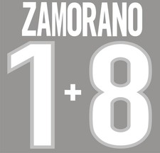 Zamorano #1 8 1999-2001 Inter Milan misura giocatore plastica serie A campionato nameset