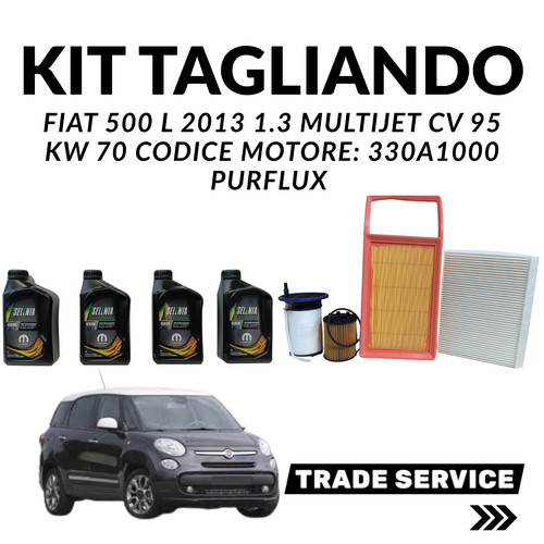 Kit tagliando fiat - tagliando, 500l