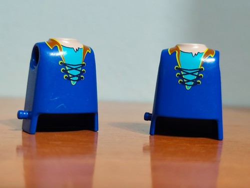 Playmobil corpi blu - x2, lacci