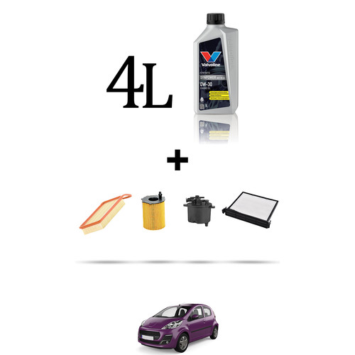 Hoffcar kit tagliando filtri - kit,