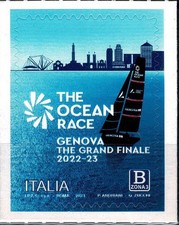 2023 REPUBBLICA ITALIANA n. 4380 THE OCEAN RACE 1 V ADESIVO MF132180