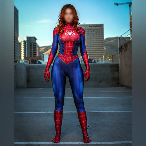 Costume cosplay donna eroe