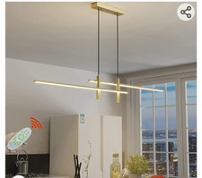 Moderna lampada a sospensione LED lampadario dimmerabile telecomando