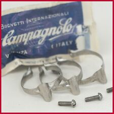NOS CAMPAGNOLO TOP TUBE FERMACAVI VINTAGE ACCIAIO MORSETTI GUIDE VECCHIO FRENO #649