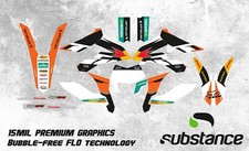 KIT GRAFICA KTM FREERIDE 250 350 2012 2013 2014 2015 2016 2017 DECALCOMANIE ADESIVI