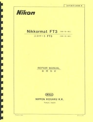 Nikon nikkormat ft3 fotocamera - nikkormat,