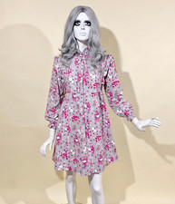 Mini abito smock babydoll