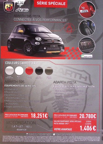 Ha1509 brochure abarth 595 - ha1509,