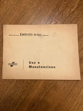 Innocenti Lambretta 150 FD/C manuale uso e manutenzione libretto originale