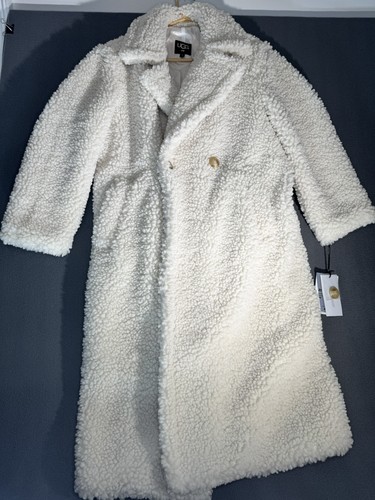 Cappotto lungo sherpa