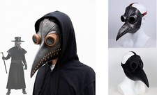 CARNEVALE HALLOWEEN MASCHERA MEDICO DELLA PESTE LATTICE LATEX MASK