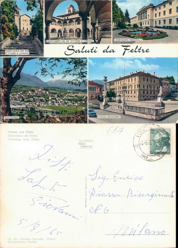 FELTRE,VEDUTINE-F.G.-VENETO(BL