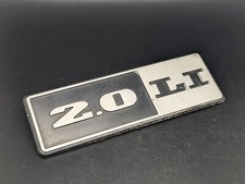 ALFA ROMEO ALFETTA 2.0 LI LOGO SIGLA EMBLEMA FREGIO STEMMA SCRITTA BADGE TARGA