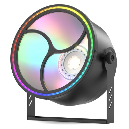 250 rgb cob led par - w, luce