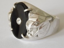 Anello 925 Argento Onice 3 X