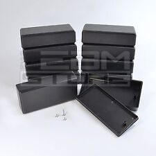 10pz Contenitore 120x56x31 mm - custodia per elettronica in ABS nero - ART. GE18