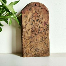 Statua In Legno Di Ganesha