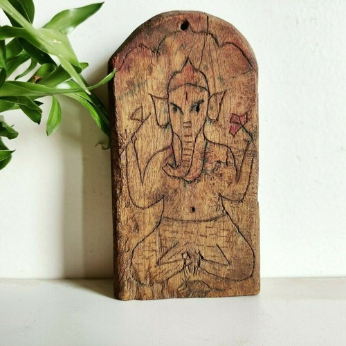 Statua legno ganesha - in, di