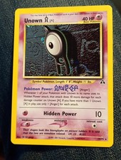 CARTA POKEMON CARD UNOWN HOLO 14/75 - ENG - NEO DISCOVERY 