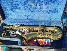 Vintage HOLTON ELKHORN CO. TENOR SAX Parts Or Repair Only Early/Mid 1900s