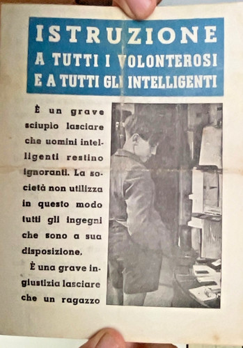 Volantino democrazia cristiana - democrazia,