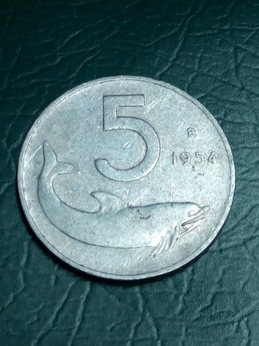 Moneta lire delfino - 5,