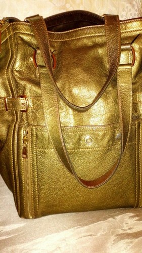 Borsa tote bronzo yves - tote, saint