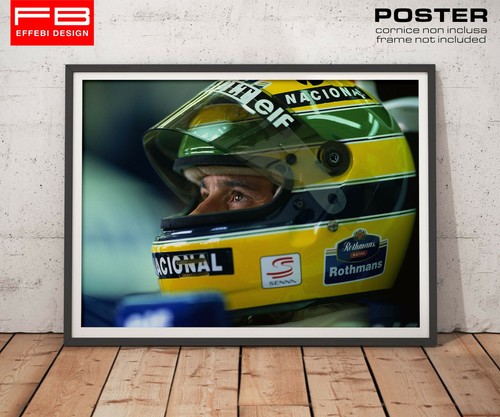 Poster vintage senna ayrton - poster,