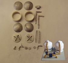 P&d Marsh N Scala N M31 Metano Carri Armati Tank (2) Kit Richiede Pittura