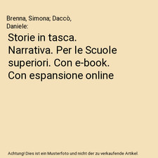 Storie in tasca. Narrativa