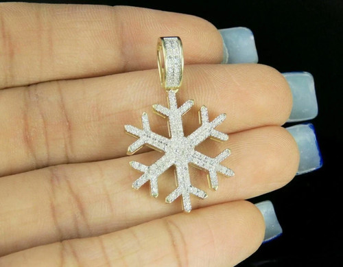 Ciondolo uomo fiocco neve - uomo,