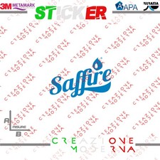 ADESIVO STICKER SAFFIRE MISURE PERSONALIZZATE