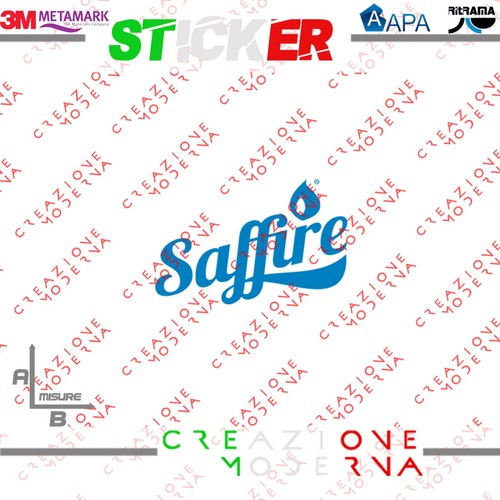 Adesivo sticker saffire - adesivo,