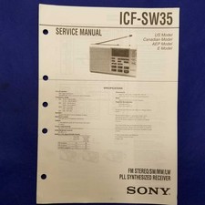 SONY ICF-SW35 Manuale di