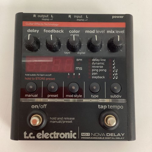 Electronic nova delay - tc,