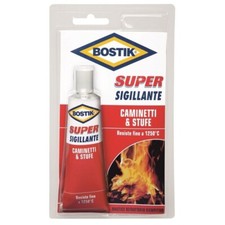 BOSTIK Caminetti per Stufe Mastice Refrattario Alta Temperatura Super Sigillante