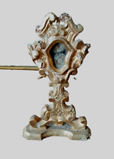 Reliquiario legno dorato XVIII