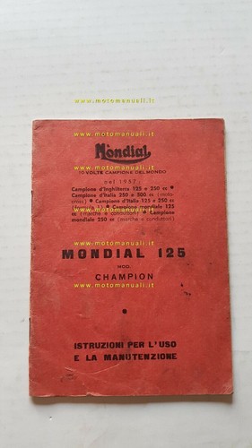 Mondial 125 champion 1958 - 125,