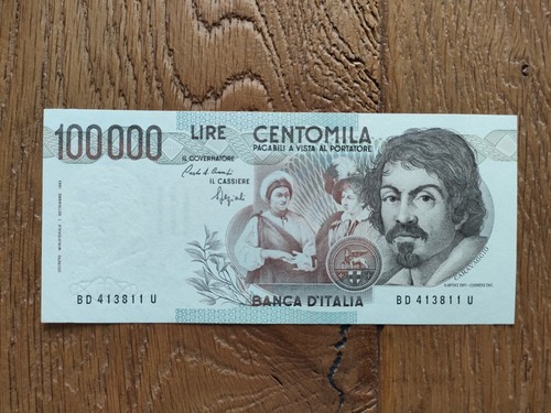 100 000 lire - lire, michelangelo