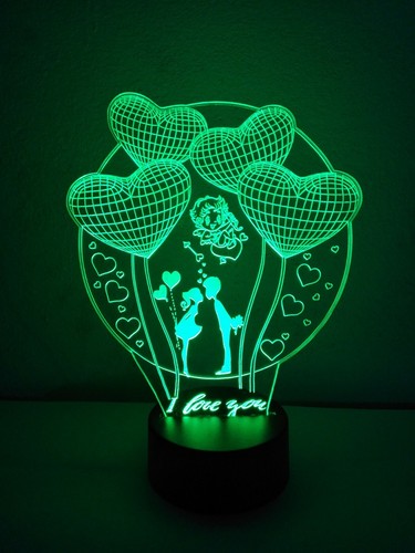 San valentino lampada led - san,