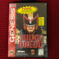VIDEOGIOCO JUDGE DREDD PER SEGA GENESIS CARTUCCIA GIOCO AMERICANO USA VINTAGE 95