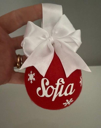 Palline natale feltro - in,